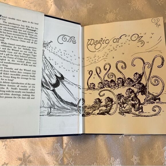 1999 The Magic of Oz Book Frank L Baum Dust Jacket Color Plates - Picture 4 of 13